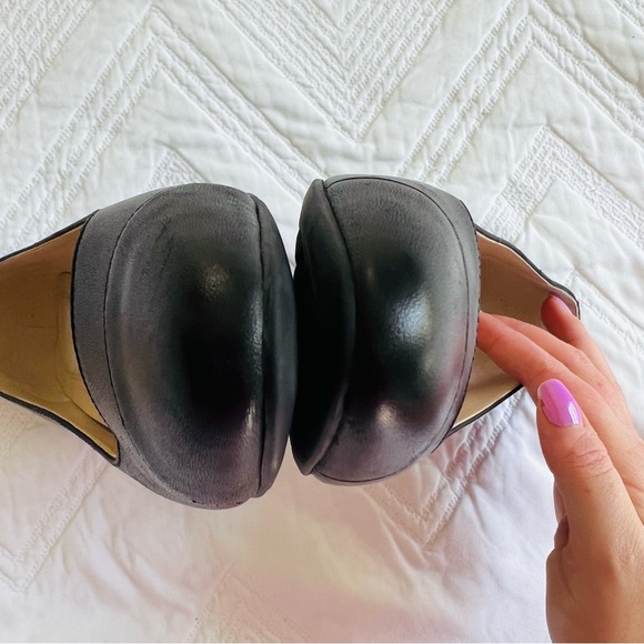 Cole Haan The Go To Block Heel Pump Solid Black leather close toe waterproof 6.5 - Picture 9 of 10